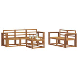 Outdoor Sofa Set 6 pcs Natural 3366012