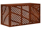 Air Conditioner Cover Rusty 110 x 50 x 80 cm Weathering Steel 8014114