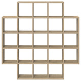 Wall Shelf Sonoma Oak 100 x 13 x 100 cm Engineered Wood 8012246