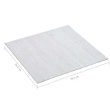 Flooring Planks 5.11 m 55 pcs PVC White Wood 42046278