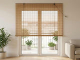 Roller Blind Brown 130 x 220 cm Bamboo 42039709