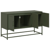 TV Cabinet Olive Green 100.5x39x60.5 cm Steel 846480