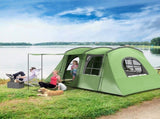 4 Man Tunnel Tent, Family Camping Tent with Porch, Bedroom and Living Area, Sewn in Groundsheet, T3398P349072