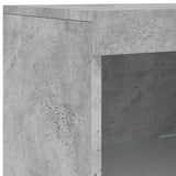 Sideboard with LED Lights Concrete Grey 41x37x100 cm 836689