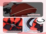Metal Frame 6 in 1 Baby Push Tricycle with Parent Handle for 1-5 Years Old, Red T3398P348155