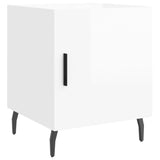 Bedside Cabinets 2 pcs High Gloss White 40x40x50 cm Engineered Wood 827601