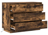Bedside Cabinet Smoked Oak 71 x 34.5 x 75 cm Engineered wood 869638