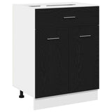 Hanging Cabinet Black Oak 60 x 46 x 81.5 cm Engineered Wood 863267