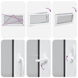 Basement Window "RISOR" 110x60 cm Tilt&Turn DIN Left White 4108372
