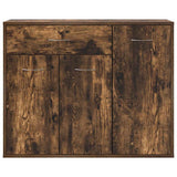 Sideboard Smoked Oak 88x30x70 cm Engineered Wood 815366