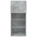 2 Piece TV Cabinet Set with LED Lights Concrete Grey 40,5x30x90 cm 837050