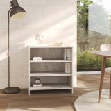 Sideboard Concrete Grey 70x40.5x75 cm Engineered Wood 809759