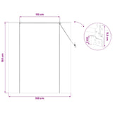 Roller Blind Natural 160 x 160 cm Bamboo 42040571