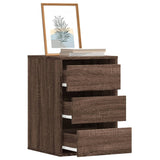 Corner Chest of Drawers Brown Oak 40x41x58 cm Engineered Wood 852840