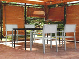 5 Piece Garden Dining Set White 3099271