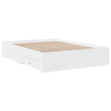 Bed Frame with Drawers without Mattress White 120x200 cm 3280391