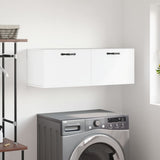Wall Cabinet White 100x36.5x35 cm Engineered Wood 830124