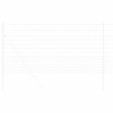 Field Fence Silver 25 x 1.2 m Galvanised steel 42005814