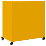 Sideboard Mustard Yellow 68x39x72 cm Steel 846659