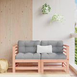 Corner Sofas with Cushions 2 pcs Solid Wood Douglas 825686