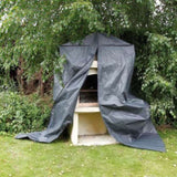 ZNTS Nature Protective Cover for Masonry BBQs 253x128x80 cm 407088