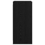 Sideboard Black Oak 40 x 36 x 80 cm Engineered Wood 8011052