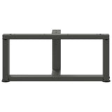 Coffee Table Legs T-Shaped 2 pcs Anthracite 60x25x cm Steel 4013014