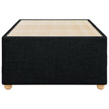 Bed Frame without Mattress Black 90x190 cm Single Fabric 3284696
