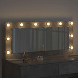 Vanity Mirror Rectangular Concrete Grey 100 x 45 x 18 cm 868328