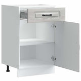 Kitchen Base Cabinet Kalmar Grey Sonoma Engineered Wood 853483