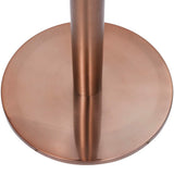 Bistro Table Leg Gold Stainless Steel Single Industrial 325443