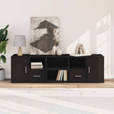 Corner Cabinet Black 160x40x45 cm Engineered Wood 3307820