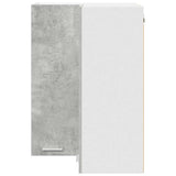Hanging Cabinet Concrete Grey and White 57 x 57 x 80 cm 884293