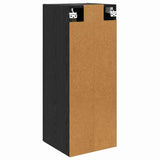 Wall Mounted Cabinet Black Oak 34.5 x 34 x 90 cm 882444