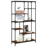 Bookshelf 10-Tier 99 x 35.5 x 176 cm Smoked Oak 835411