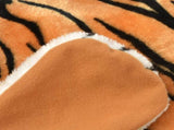 Tiger Carpet Plush 144 cm Brown 80168