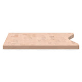 Desk Top 100xx2.5 cm Solid Wood Beech 356039