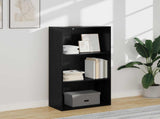 Bookshelf Black Oak 60 x 30 x 114 cm Engineered Wood 8003714