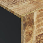 Sideboard with 4 Doors 60x33x75 cm Solid Wood Mango 352917