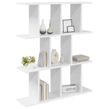 Wall Shelf White 102 x 20 x 96 cm Engineered Wood 8012212