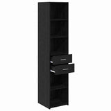 Highboard Black Oak 40 x 42.5 x 185 cm Engineered Wood 3402637