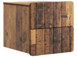 Wall-Mounted Bedside Cabinet 2 pcs Old Wood 33 x 34.5 x 43 cm 898312