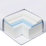 Foam Mattress Manual White 80 x 200 cm Foam 42015997