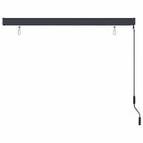 Roller Blind Anthracite 180 x 250 cm Fabric and Aluminum 362084
