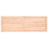 Wall Shelf 180x60x cm Untreated Solid Wood Oak 363603
