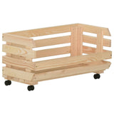 Vegetable Trolley 57x30x80 cm Solid Pinewood 327326