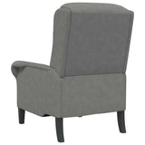 Armchair Dark grey 76 x 94 x 102 cm Microfibre 42009872