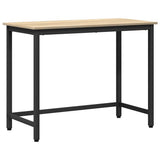 Table Sonoma Oak 80 x 50 x 76.5 cm Engineered Wood and Steel 873763