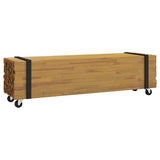 TV Stand Brown 110 x 30 x 30 cm Solid Teak Wood 4009312