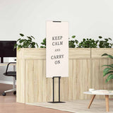 Trade Show Displays 2 pcs Black 30 x 23.5 x 210 cm Steel 3407634